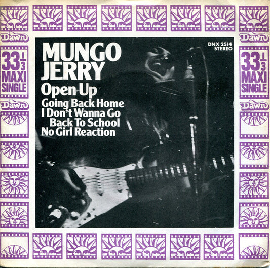 Mungo Jerry - Open Up - Used Vinyl Record 7"