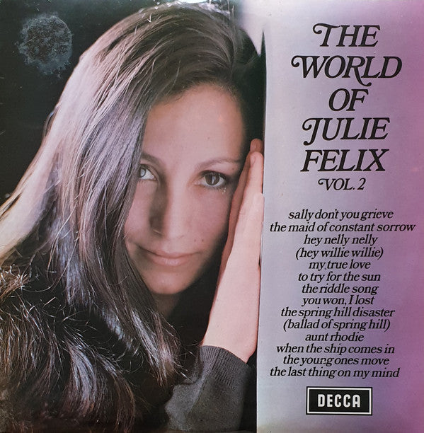 Julie Felix - World Of  Vol. 2 - Used Vinyl Record