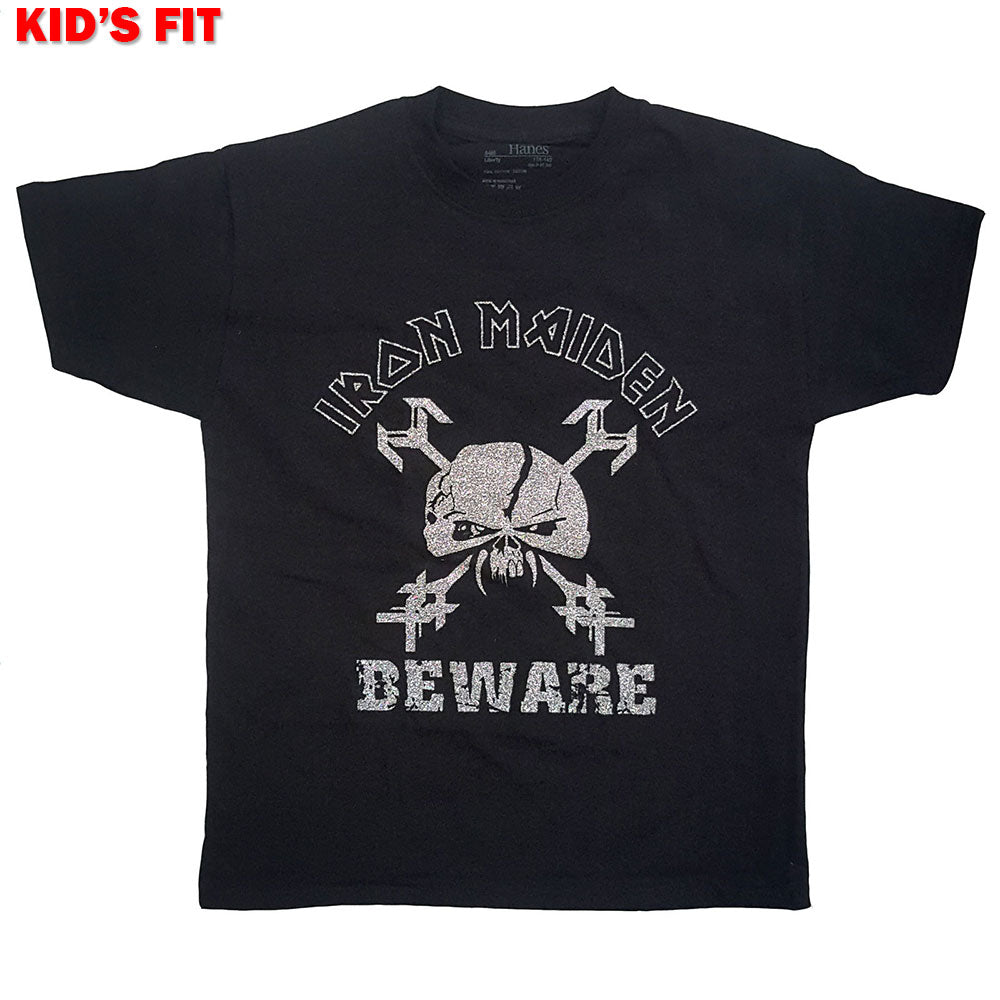 Iron Maiden - tshirt - Kids - Short Sleeves - Beware - 5-6 Years