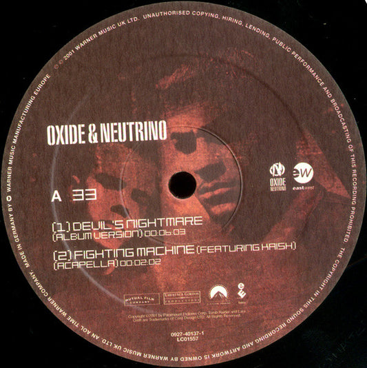 Oxide & Neutrino - Devil's Nightmare - Used Vinyl Record 12"