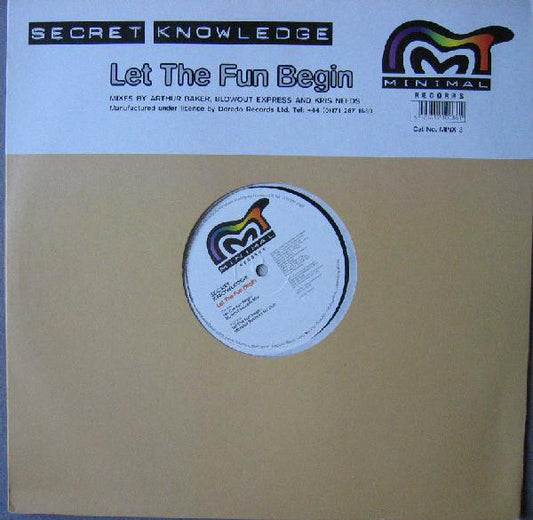 Secret Knowledge - Let The Fun Begin - Used Vinyl Record 12"