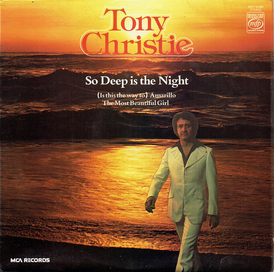 Tony Christie - So Deep Is The Night - Used Vinyl Record