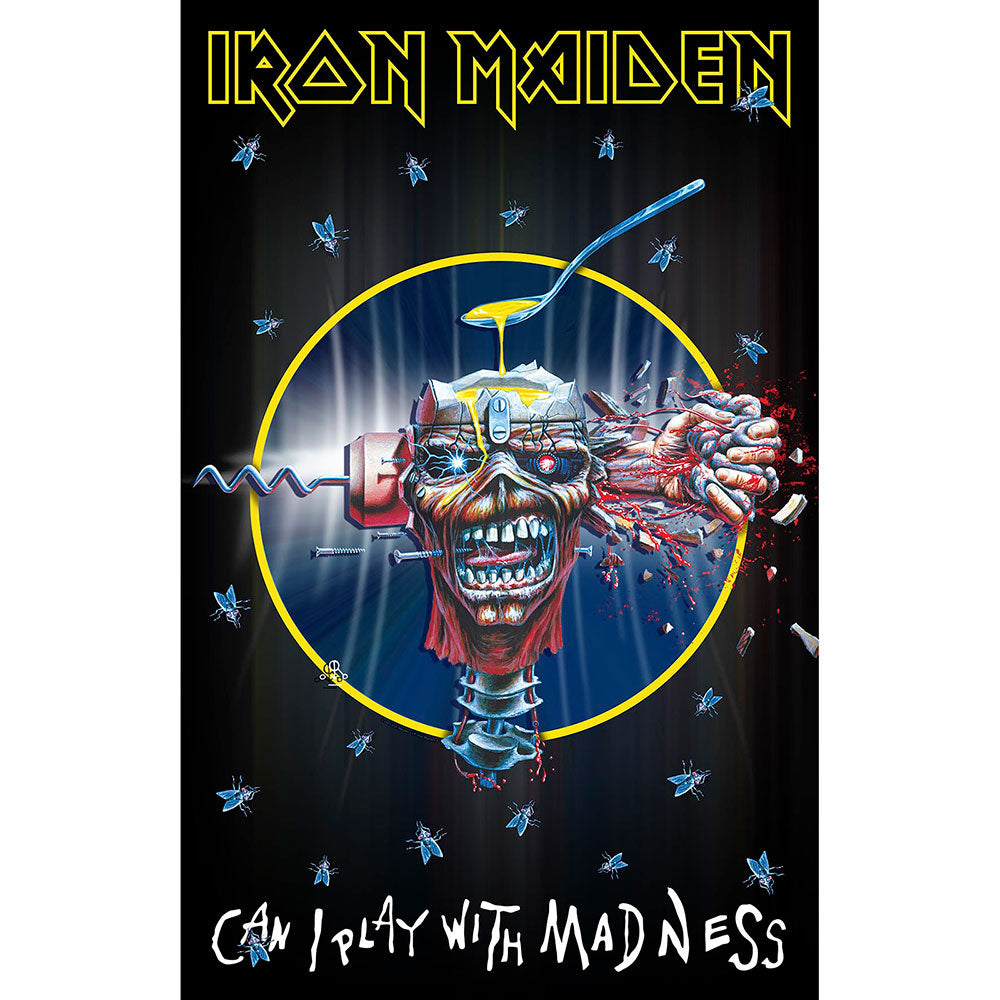 Iron Maiden - Textile Poster: Can I Play With Madness - Art Posters
