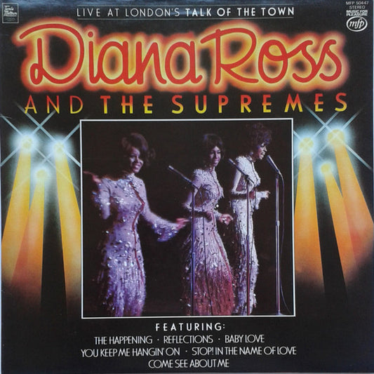 The Supremes - Live At London's Talk Of The Town - Used Vinyl Record