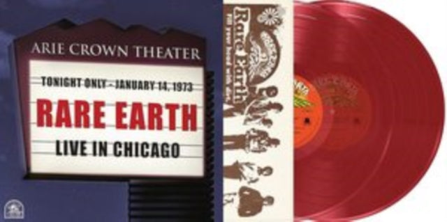 RARE EARTH - LIVE IN CHICAGO (RED VINYL) - Vinyl Record DLP