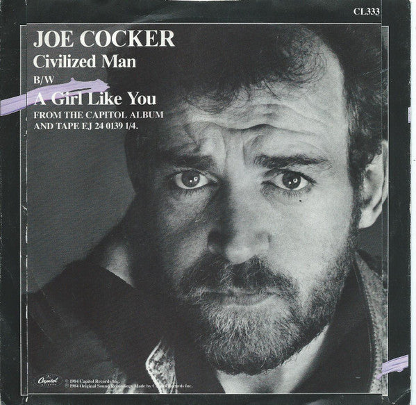 Joe Cocker - Civilized Man - Used Vinyl Record 7"