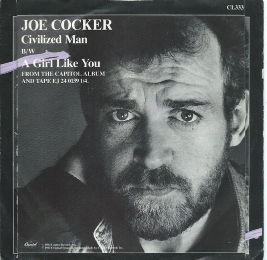 Joe Cocker - Civilized Man - Used Vinyl Record 7"