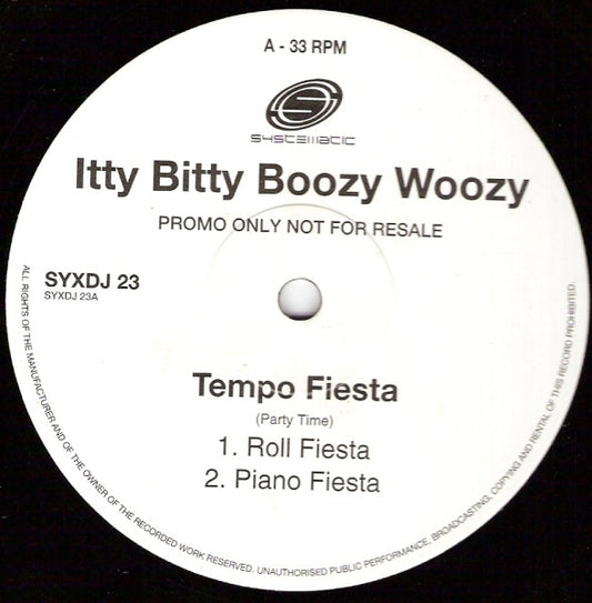 Itty Bitty Boozy Woo - Tempo Fiesta - Used Vinyl Record 12"