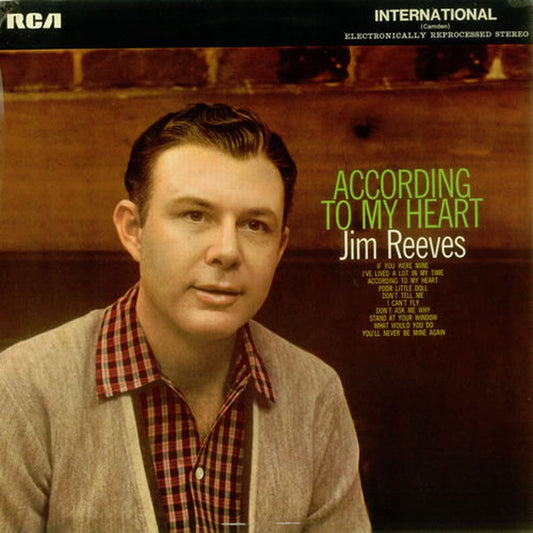 Jim Reeves - According To My Heart - Used Vinyl Record