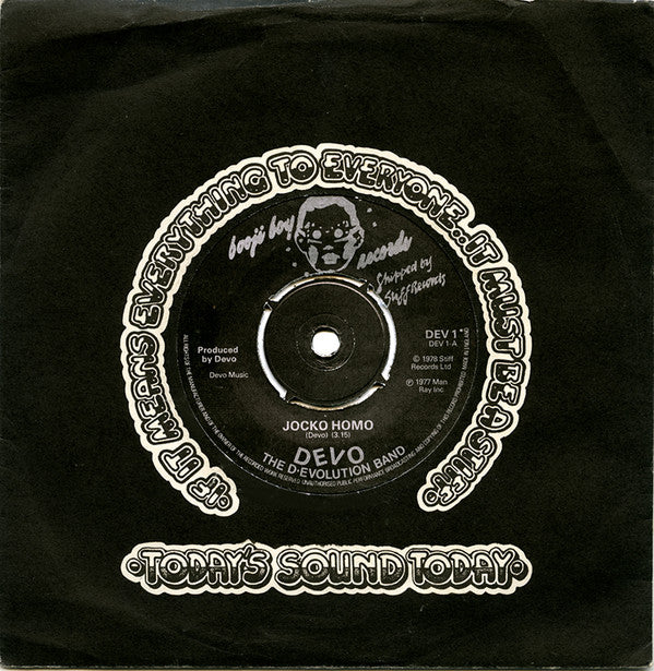 Devo - Jocko Homo / Mongoloid - Used Vinyl Record 7"