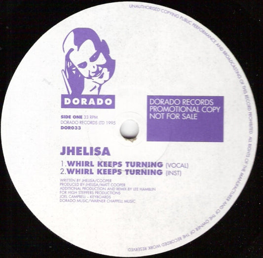 Jhelisa - Whirl Keeps Turning - Used Vinyl Record 12"