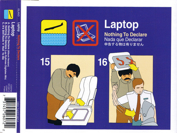 Laptop - Nothing To Declare - Used CD
