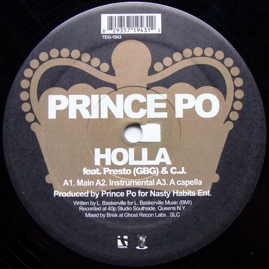 Prince Po - Holla / Mecheti Lightspeed - Used Vinyl Record 12"