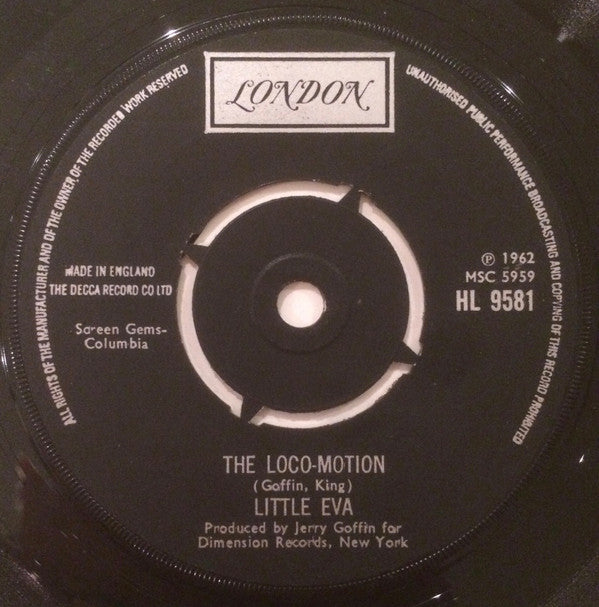 Little Eva - The Loco-Motion - Used Vinyl Record 7"