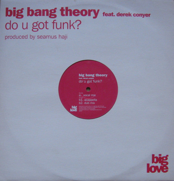 Big Bang Theory - Do U Got Funk? - Used Vinyl Record 12"