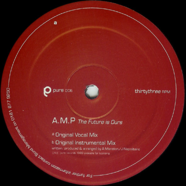 Amp - Future Is Ours - Used Vinyl Record 12"