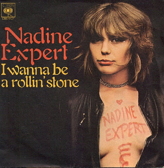 Nadine Expert - I Wanna Be A Rollin' Stone - Used Vinyl Record 7"