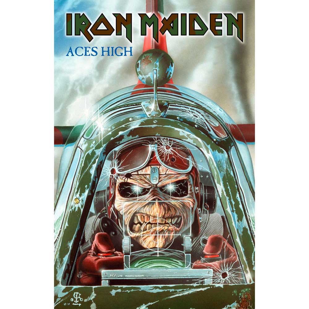 Iron Maiden - Textile Poster: Aces High - Art Posters