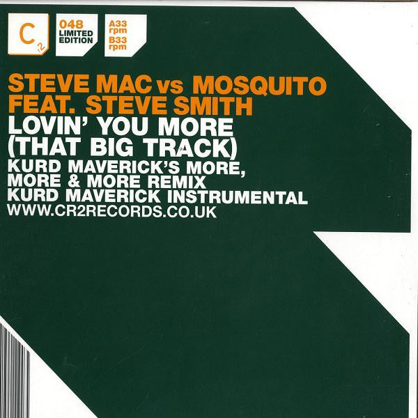 Steve Mac - Lovin' You More (That Big Track) - Used Vinyl Record 12"