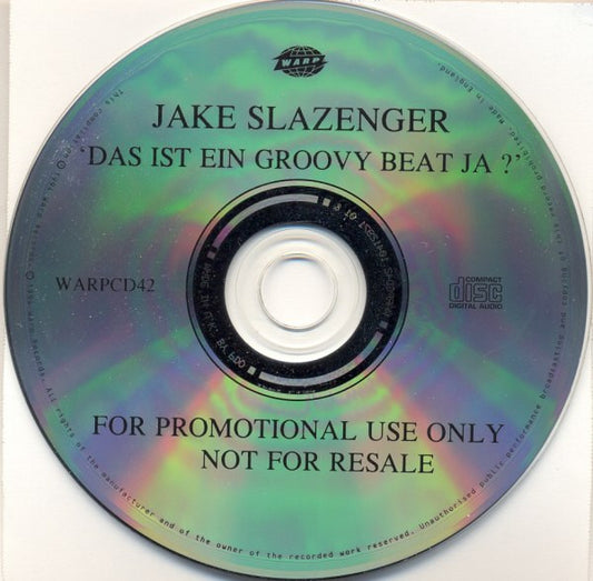 Jake Slazenger - Das Ist Ein Groovy Beat Ja? - Used CD