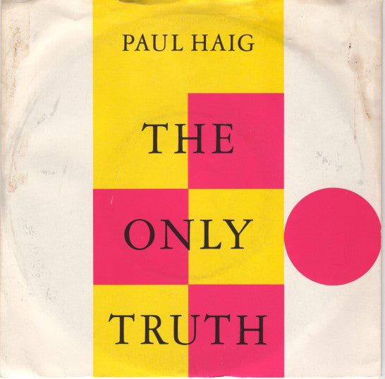 Paul Haig - The Only Truth - Used Vinyl Record 7"