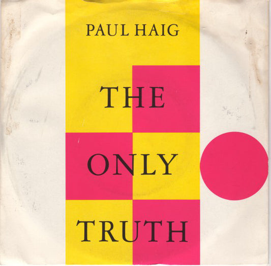 Paul Haig - The Only Truth - Used Vinyl Record 7"