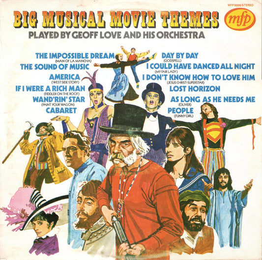 Geoff Love & His Orc - Big Musical Movie Themes - Used Vinyl Record