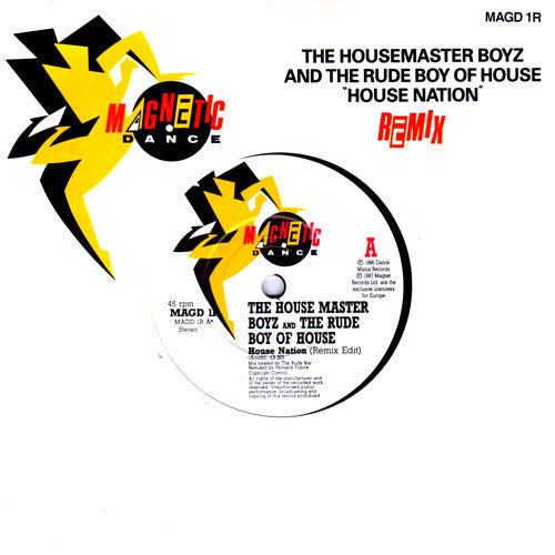 The Housemaster Boyz - House Nation (Remix) - Used Vinyl Record 7"