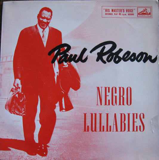Paul Robeson - Negro Lullabies - Used Vinyl Record 7"