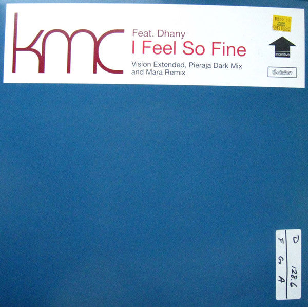 KMC - I Feel So Fine - Used Vinyl Record 12"