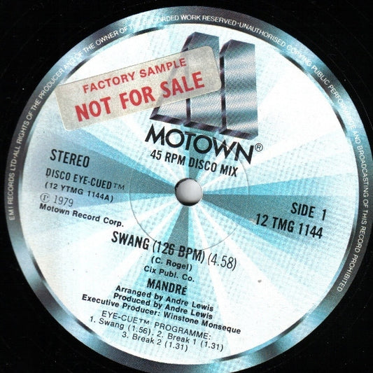 Mandre - Swang - Used Vinyl Record 12"