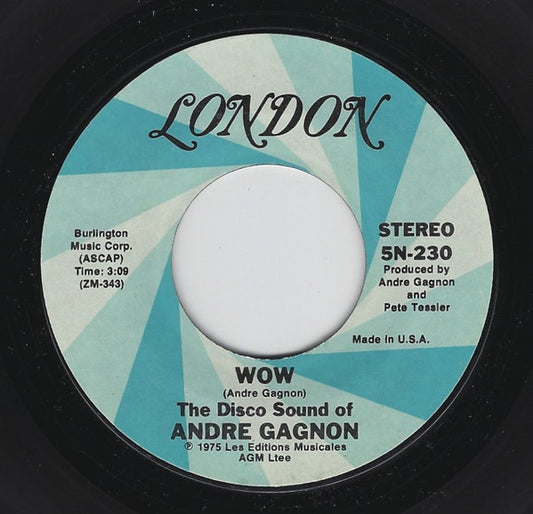 Andre Gagnon - Wow / Ta Samba - Used Vinyl Record 7"