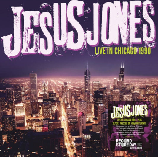 JESUS JONES - Live In Chicago 1990 (White Vinyl) (RSD 2023) - New Viny