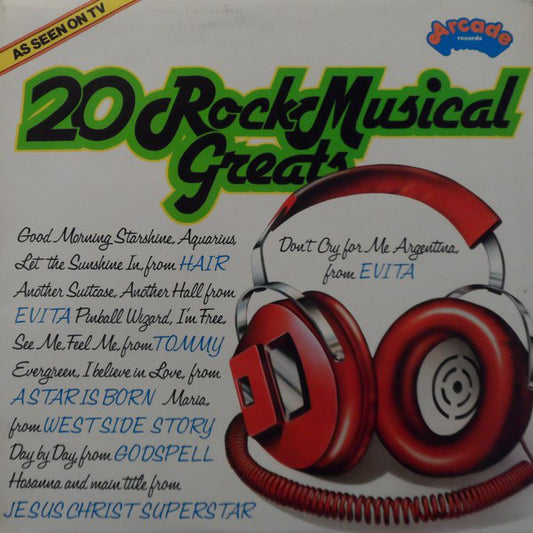 Unknown Artist - 20 Rock Musical Greats - Used Vinyl Record