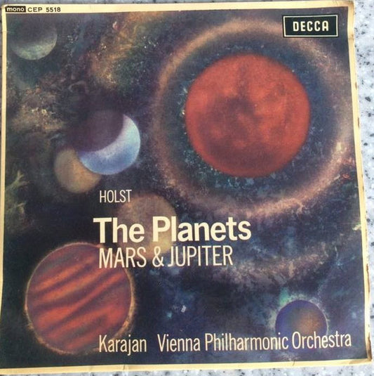 Gustav Holst - The Planets - Mars & Jupiter - Used Vinyl Record 7"