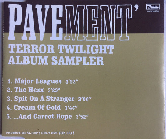 Pavement - Terror Twilight Album Sampler - Used CD