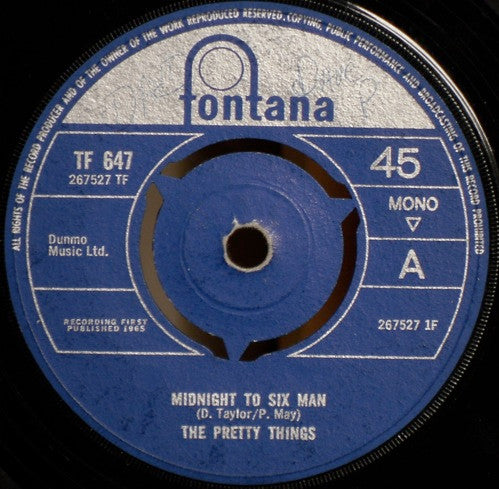 The Pretty Things - Midnight To Six Man - Used Vinyl Record 7"