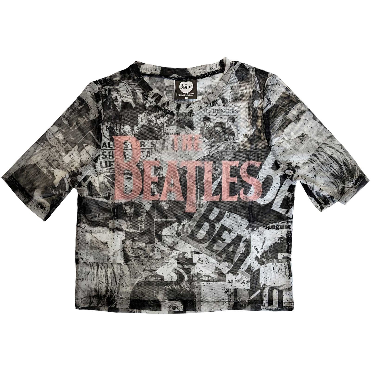 Beatles - tshirt - Ladies - Short Sleeves - All-Over-Print  - XX-Small