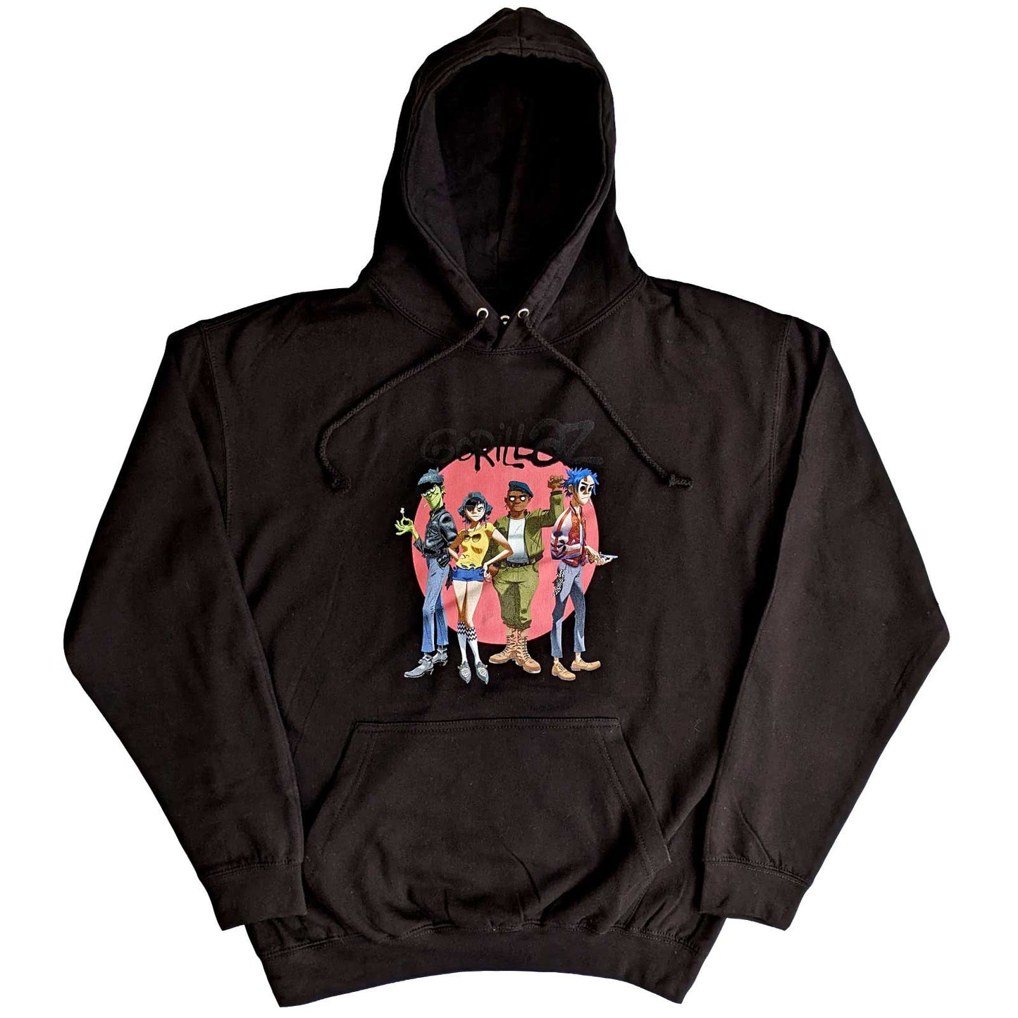 Gorillaz - hoodies - Unisex - Small - Long Sleeves - Group Circle Rise