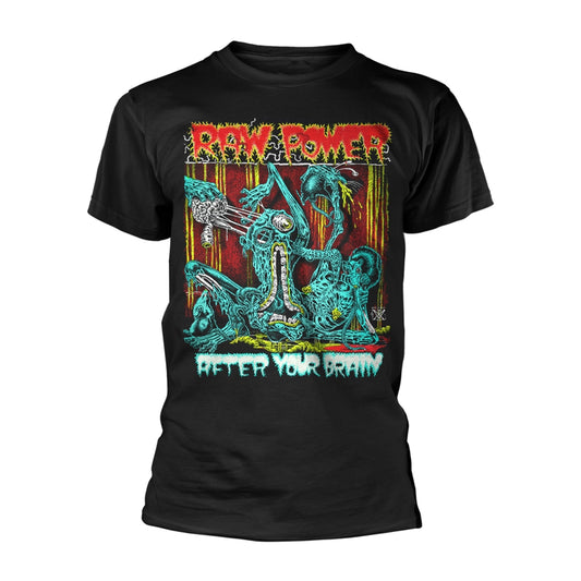 RAW POWER - AFTER YOUR BRAI - tshirt - Size XXL - New T Shirt