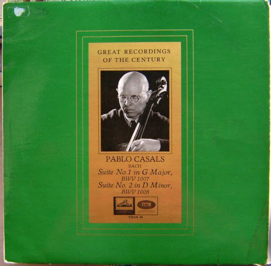 Pablo Casals - Suite No.1 In G Major Bwv 1007 / Suite No.2 In D Minor