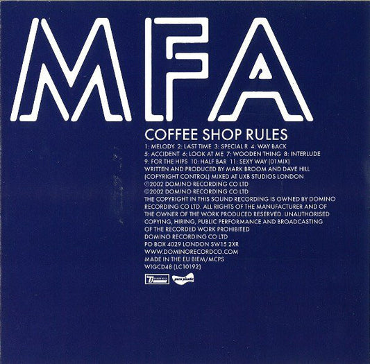 Midnight Funk Associ - Coffee Shop Rules - Used CD