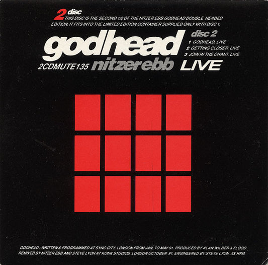 Nitzer Ebb - Godhead Live - Used CD