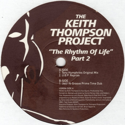 The Keith Thompson P - The Rhythm Of Life (Part 2) - Used Vinyl Record