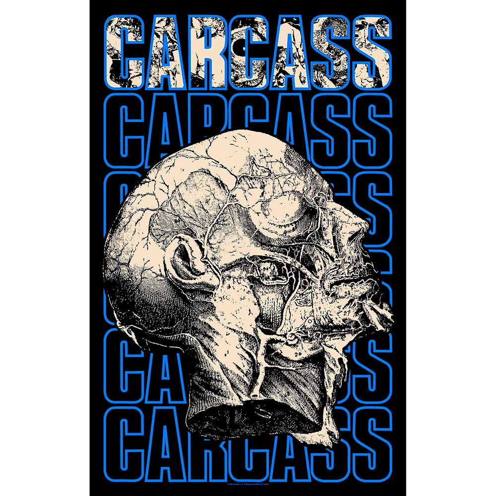 Carcass - Textile Poster: Necro Head - Art Posters