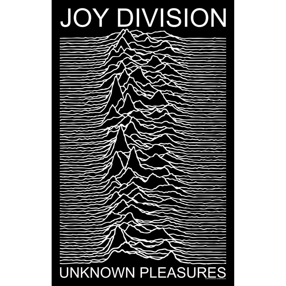 Joy Division - Textile Poster: Unknown Pleasures - Art Posters