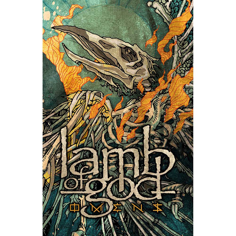 Lamb Of God - Textile Poster: Omens - Art Posters
