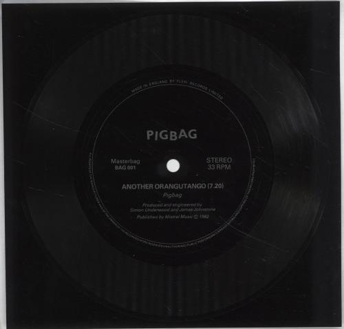 Pigbag - Another Orangutango - Used Vinyl Record Flexi-disc