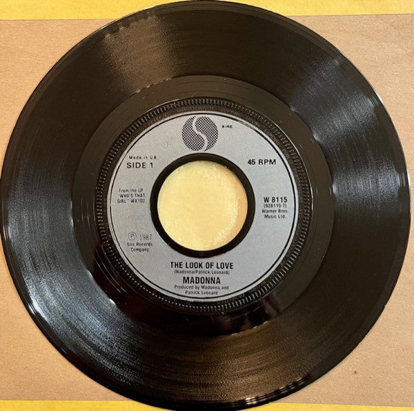 Madonna - Look Of Love - Used Vinyl Record 7"