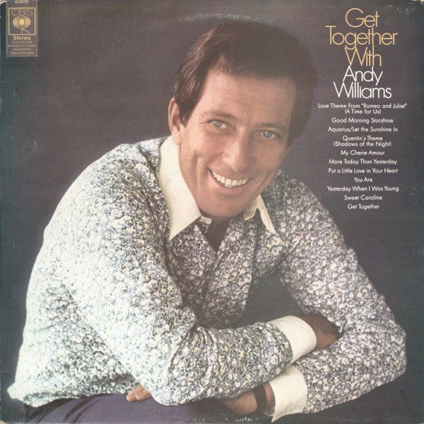 Andy Williams - Get Together With Andy Williams - Used Vinyl Record